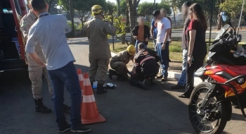 Servidora do Detran é atropelada por carro de autoescola dentro do pátio do órgão